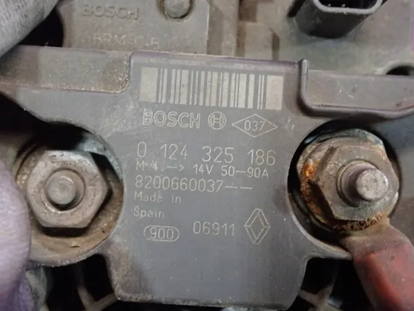ALTERNATOR RENAULT MODUS 04-07 1.2 75KM 0124325186 image 7