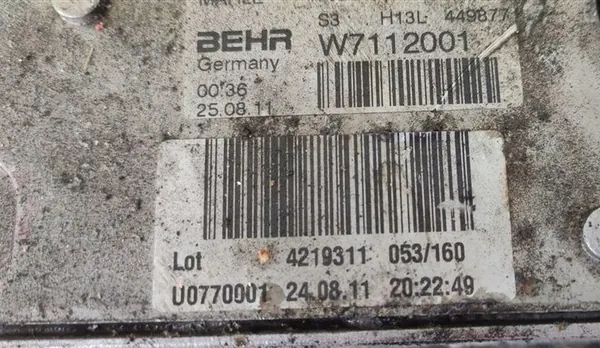 Oliefilter basis koelunit Jeep Compass I 2.2 CRD A6511800510 image 3