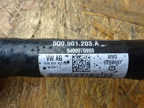 AUDI S3 8V GOLF VII 2.0 TFSI Vänster bakaxel OEM 5Q0501203A image 8