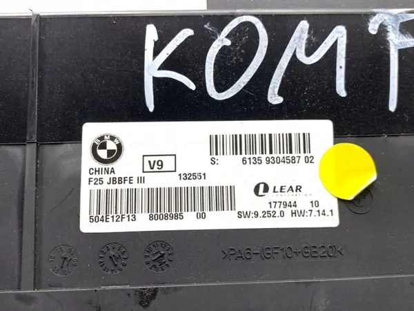 Module Confort OEM 9304587 pour BMW F25 SUV 2010-2017 image 5