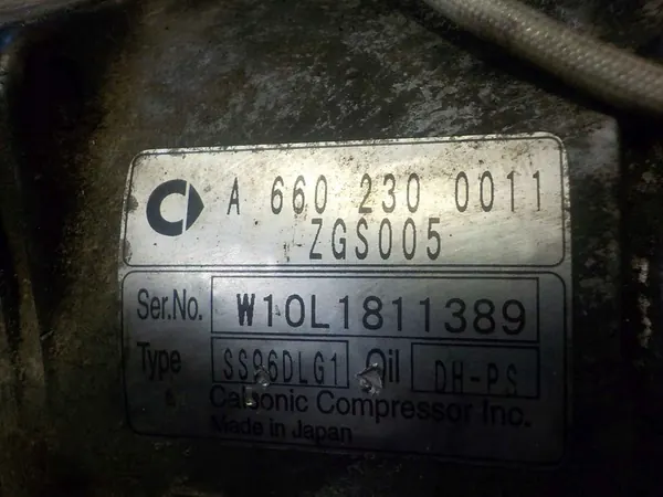 Compresor de aire acondicionado SMART FORTWO 0.8 CDI A6602300011 ZGS005 image 5