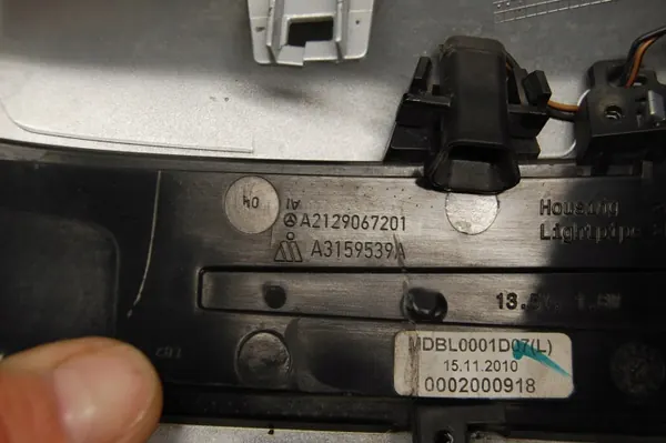 Capa Espelho Esquerdo Mercedes W212 OEM A3159435 image 8