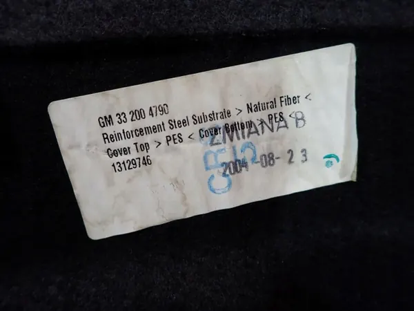 Estante de maletero Opel OE usado OEM Zawada-308659- image 3