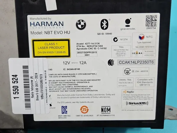 BMW G30 Werksradio OEM 879411701 Gebraucht image 9