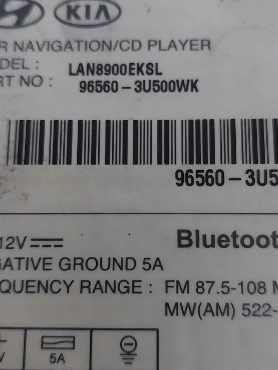 Radio Navigation KIA SPORTAGE III OEM 96560 3U500WK image 4