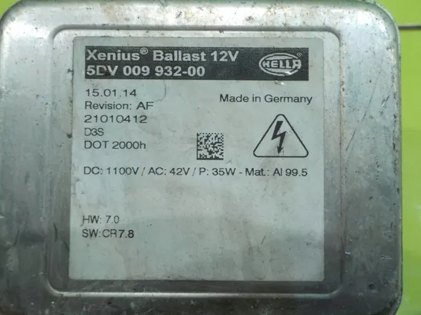 Xenon Förkoppling OEM 5DV009932 Höger Fram Opel Insignia image 3
