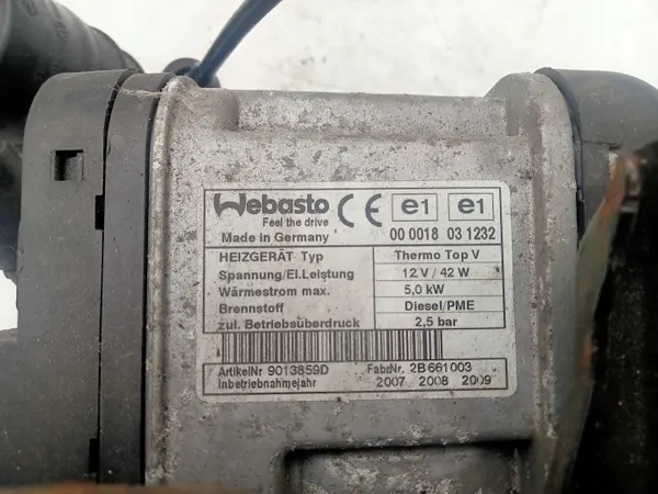 Aquecedor de estacionamento Webasto OEM 3C0815005AA VW Passat B6 image 3