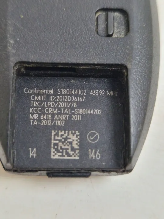 Chave Comando Nissan OEM S180144102 433.92MHz Usado image 5