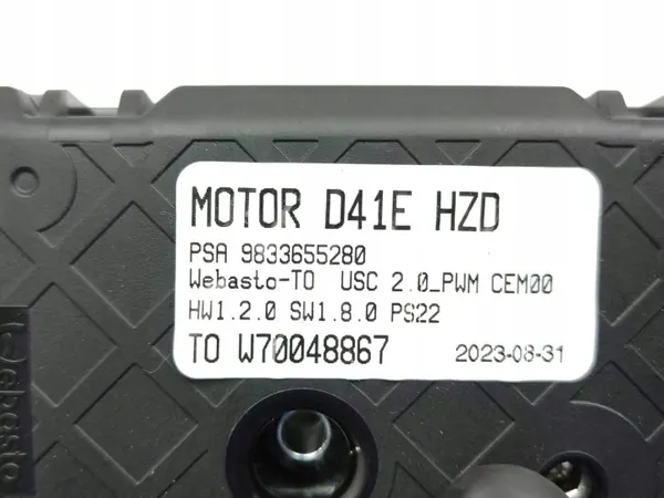 Moteur de toit ouvrant OEM 9833655280 pour Opel Astra L 2023 image 8