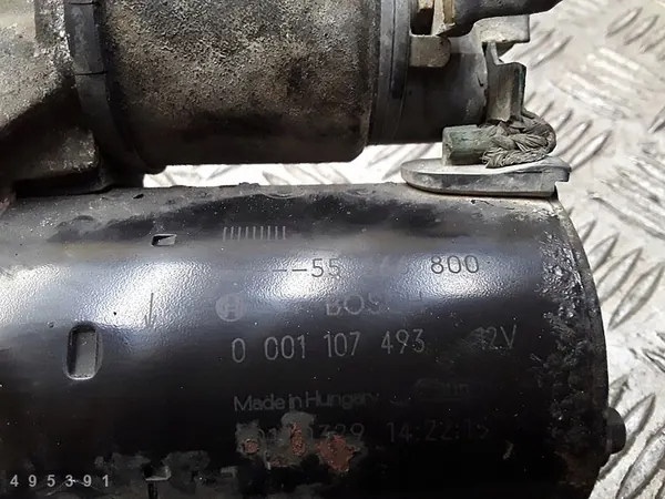 Arrancador Opel Astra J 2010 1400 Turbo Gasolina OEM 0001107493 image 2