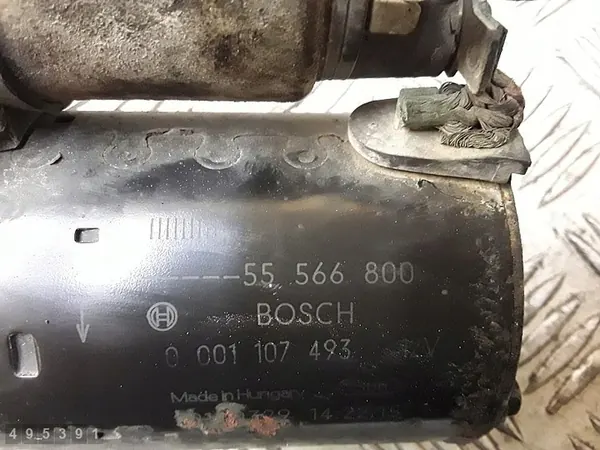 Arrancador Opel Astra J 2010 1400 Turbo Gasolina OEM 0001107493 image 3