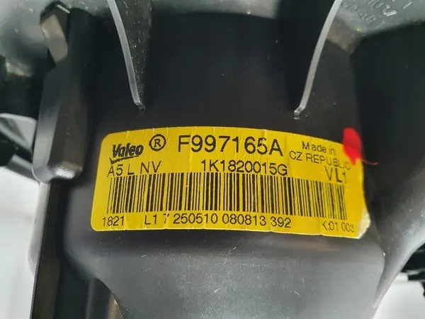 VW GOLF VI 2011 A3 8P Lämmitin Tuulettimen Vastus Täydellinen image 6