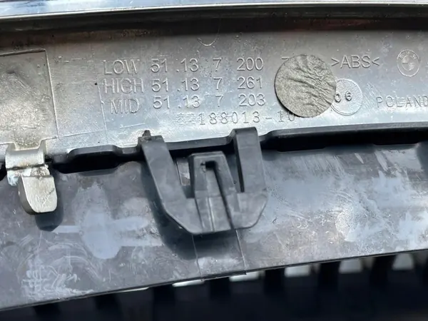 Griglia destra BMW 5 F10 F11 OEM 51137200 image 3