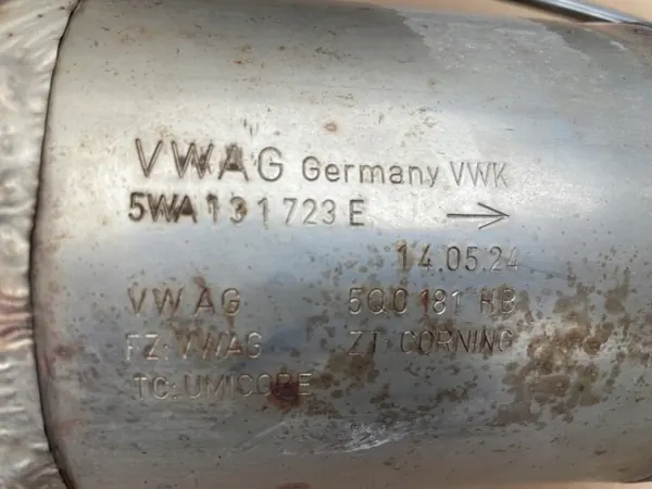 VW Audi Skoda 2.0 TFSI DPF Katalysaattori OEM 5WA131701 image 6