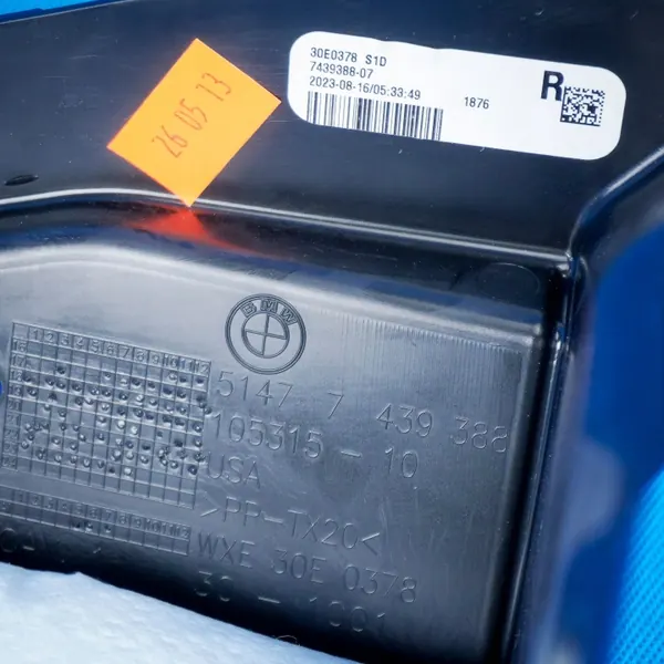 Duto de admissão de ar guia traseiro BMW X3 G01 51477439388 image 3