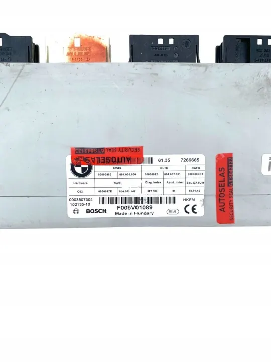 Módulo de maletero BMW 5 F10/F11 OEM 7266665 image 3