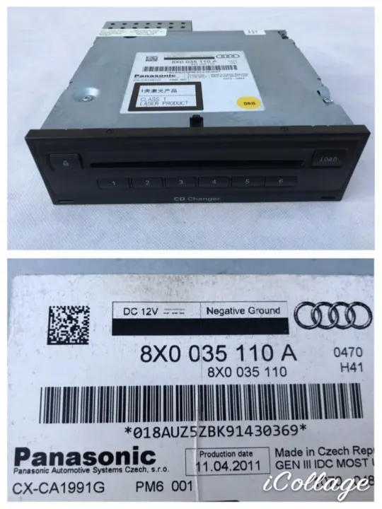 Audi CD-wisselaar OEM 8X0035110A - Gebruikt image 5