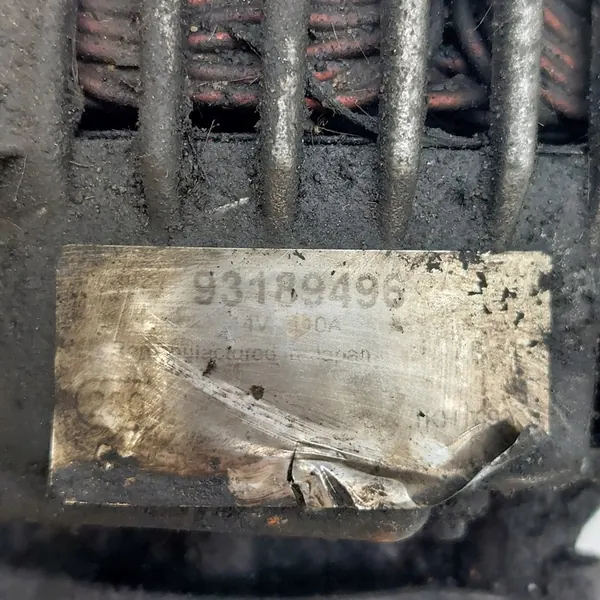 OPEL MERIVA A 1.7 Vaihtovirtageneraattori 14V 110A 93189496 image 9