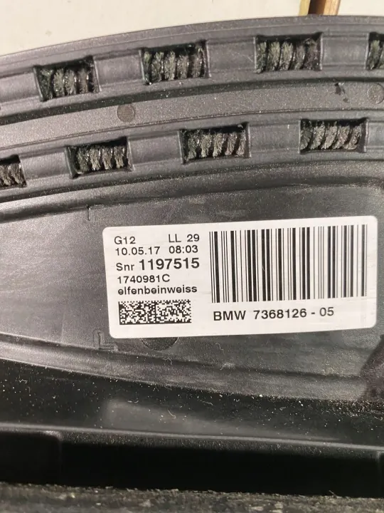 Toit ouvrant BMW 7 G11 G12 Assemblage OEM 7368126 image 4