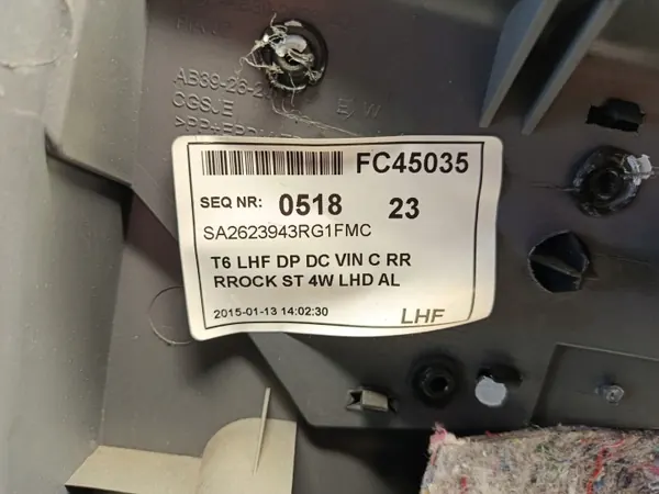 Ford Ranger IV Voorlinker deurpaneel OEM AB39-2623943-A image 6