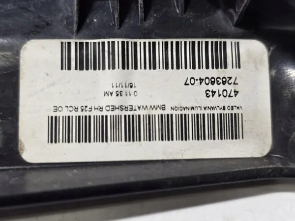 Cache Phare Arrière Droit BMW X3 F25 OEM 7263604 image 8