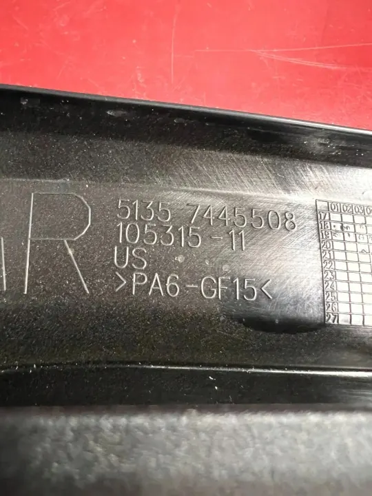 Junta ventana puerta trasera BMW X7 G07 2023 OEM 7445508 image 3