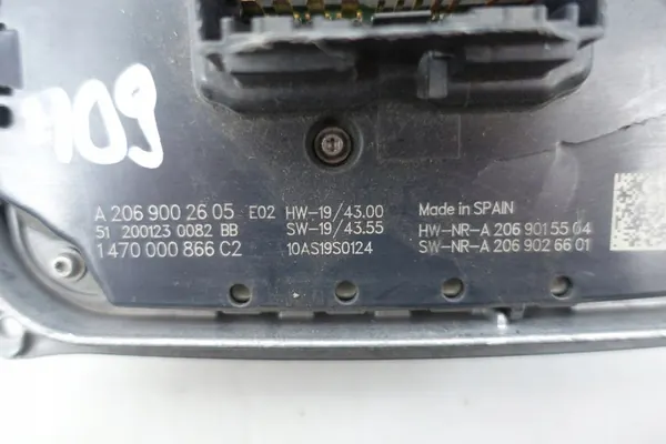Módulo Conversor Farol Mercedes C W206 OEM A2069002605 image 3