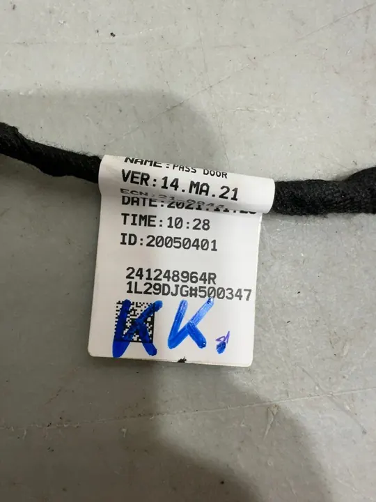 RENAULT ARKANA FIOS PORTA DIANTE DIREITA 241248964R image 2