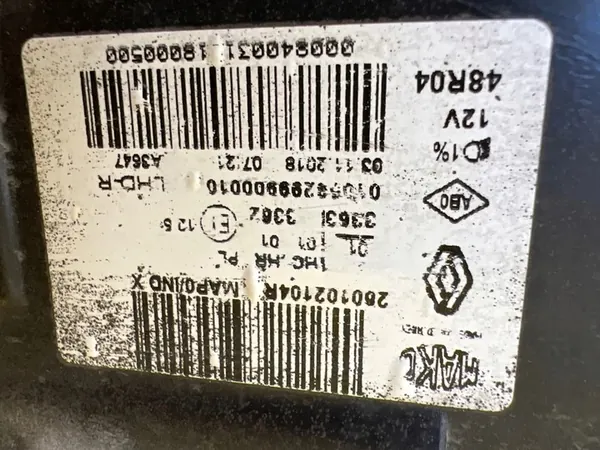 OIK LAMPPU RENAULT CLIO IV LIFT 16r+ OEM image 3