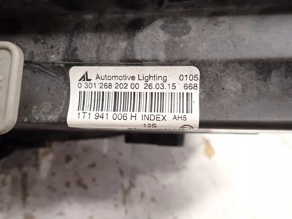 Etusisävalo oikea VW TOURAN 2010-2015 image 6