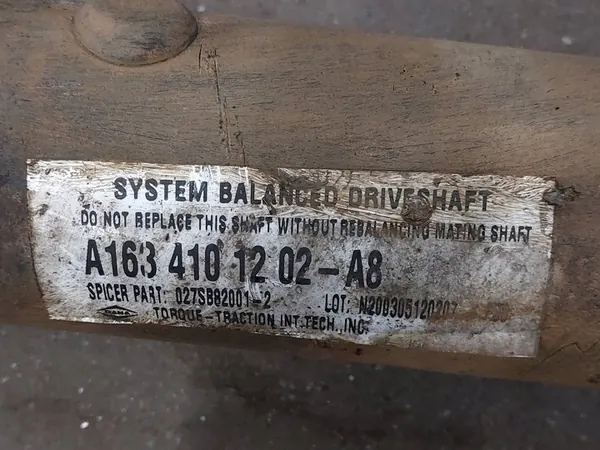 Bakre drivaxel Mercedes W163 ML 270 CDI A1634101202 image 3