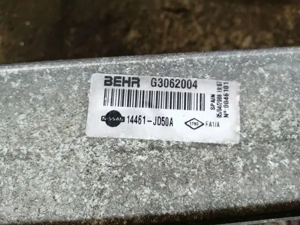Nissan Qashqai J10 2.0 DCI Intercooler OEM 14461-JD50A image 3