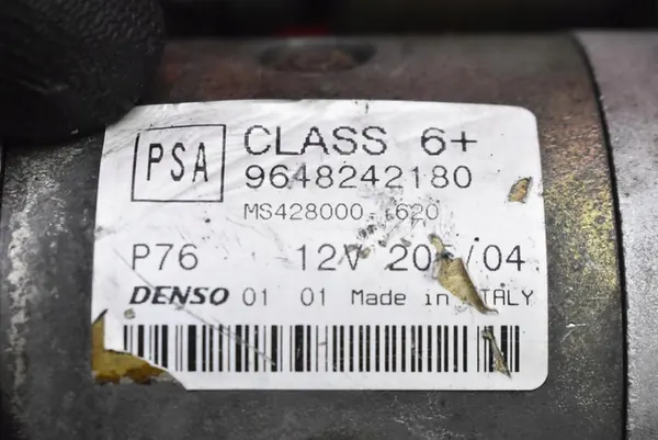 Motor de arranque Peugeot 407 2.0 HDI 04-10 OEM 9648242180 image 6