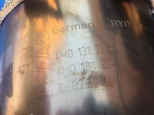 Catalyseur DPF Audi 4M0131765J pour moteur 3.0 TDI image 3