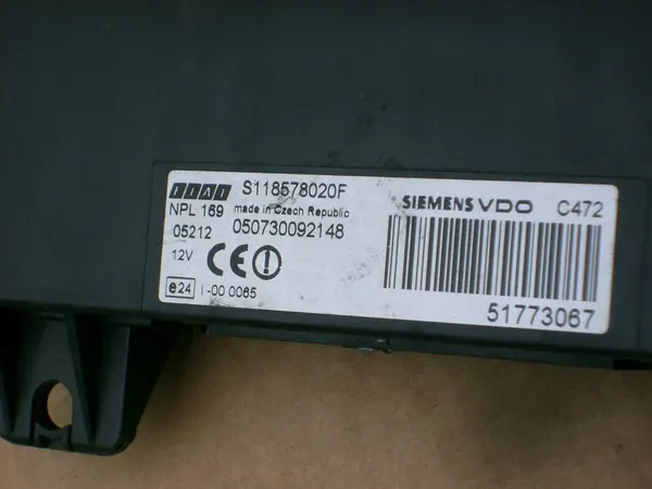 Módulo de Controle BSI Fiat Panda II 51773067 image 6