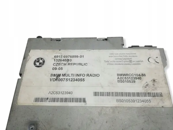 Radio BMW 3 E46 OEM 6976899 - Unité multimédia d'occasion image 5