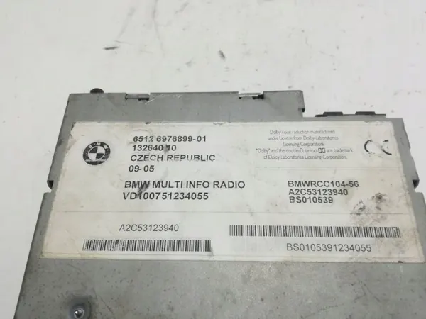 Radio BMW 3 E46 OEM 6976899 - Unité multimédia d'occasion image 6