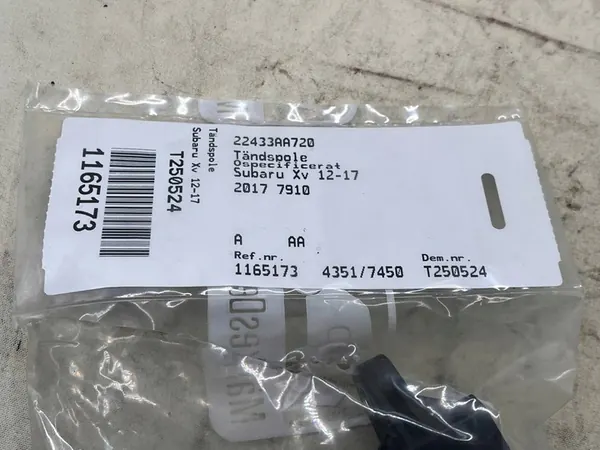 SUBARU 2018 Sytytyspuola 22433AA720 image 4