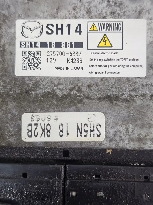 2015 Mazda 6 ECU 2.2 TD SH1418881 image 4
