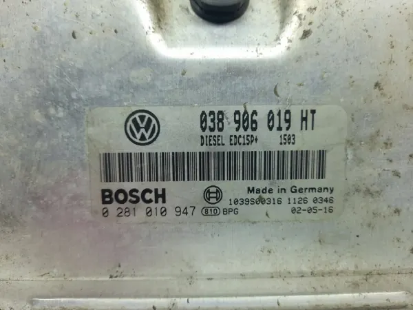 Calculateur Moteur OEM 038906019HT pour Skoda Fabia I 1.9 TDI image 3