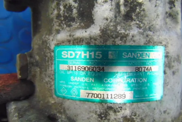 Compressore A/C FIAT GRANDE PUNTO 1.4 8V 7700111289 image 5