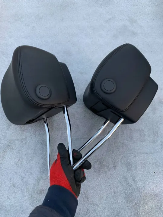 Conjunto de apoios de cabeça de couro ajustável OEM LDQ977 image 2