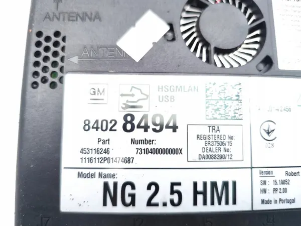 Vauxhall GPS-module OEM 84028494 voor Insignia 2.0 CDTI image 7