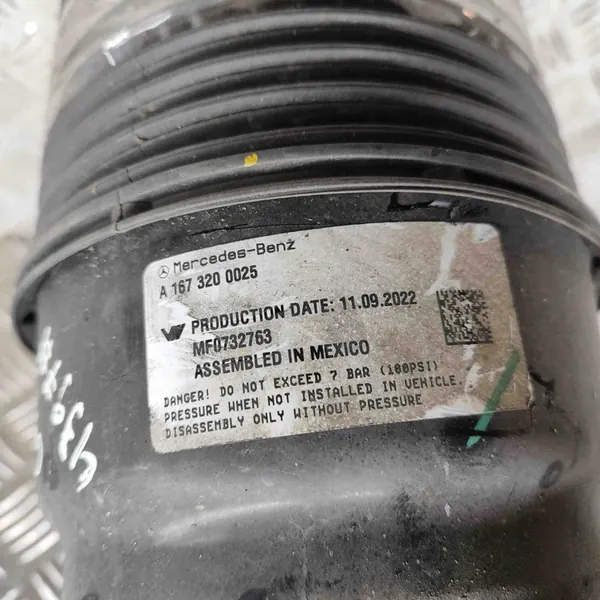 MERCEDES GLS X167 SOFFIETTO SUSPENSIONE POSTERIORE A1673200025 image 7