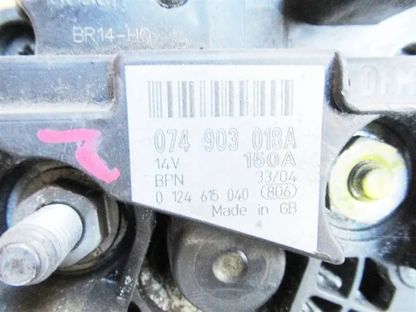 ALTERNATOR VW LT35 2.8 TDI 1997-2005 074903018A image 4