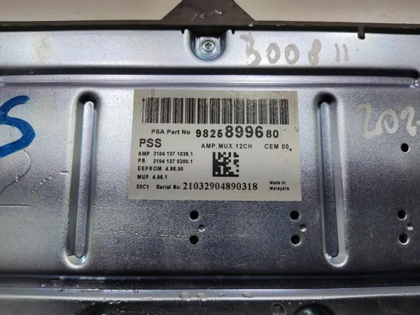 OEM 9825899680 Audioversterker voor Peugeot 3008 II Lift image 4