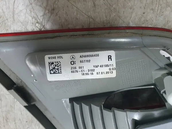 MERCEDES B W246 Rechter Achterlicht A2469066400 image 4