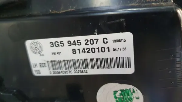 Lámpara Trasera Izquierda VW Passat B8 Sedan image 7