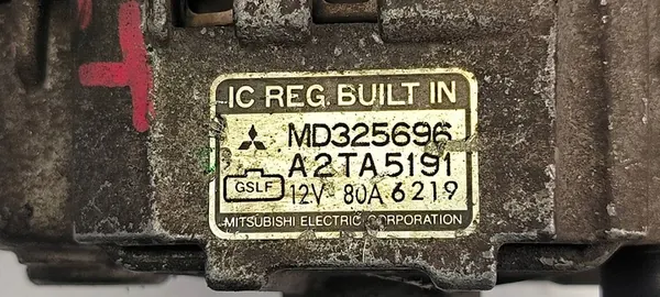 ALTERNATOR MITSUBISHI COLT A2TA5191 image 5