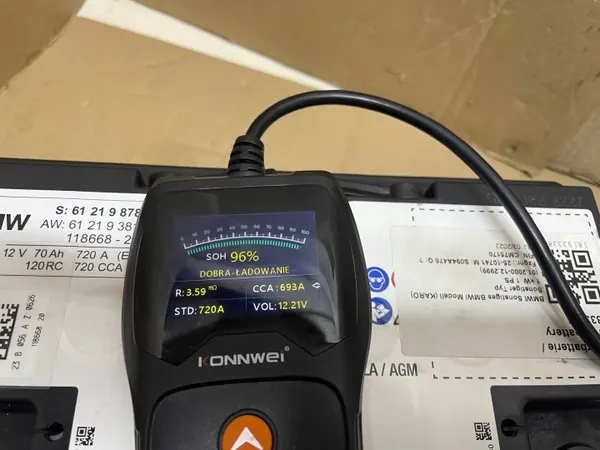 AGM-Batterie OEM 9878490 12V 70Ah für BMW image 6